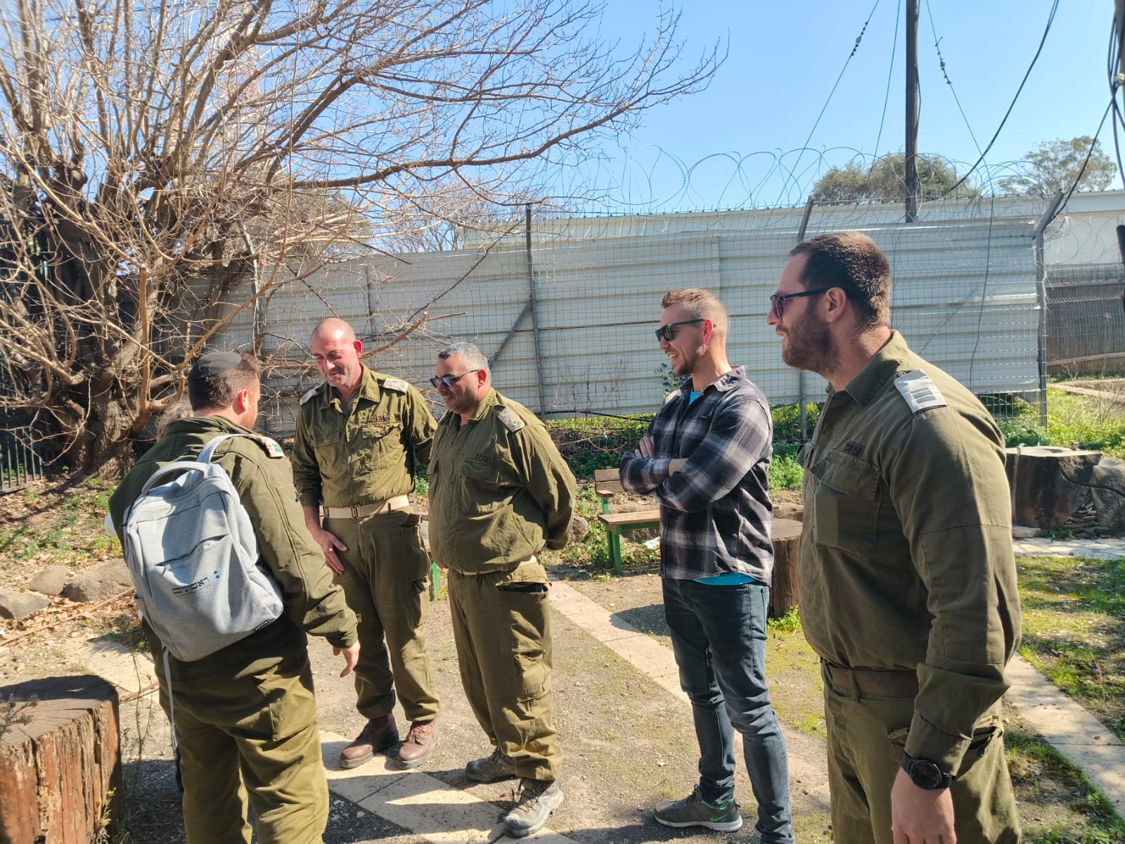 A Day with Soldiers in the North